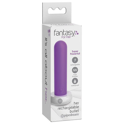 Fantasy For Her Her Rechargeable Bullet - Purple - The Dildo Hub