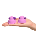 Fantasy For Her Purple Silicone Vibrating Nipple Suckers