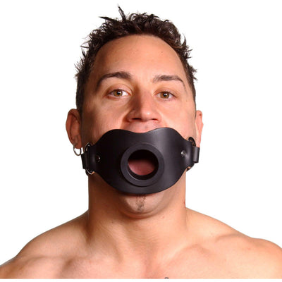 Feeder Locking Open Mouth Gag - The Dildo Hub