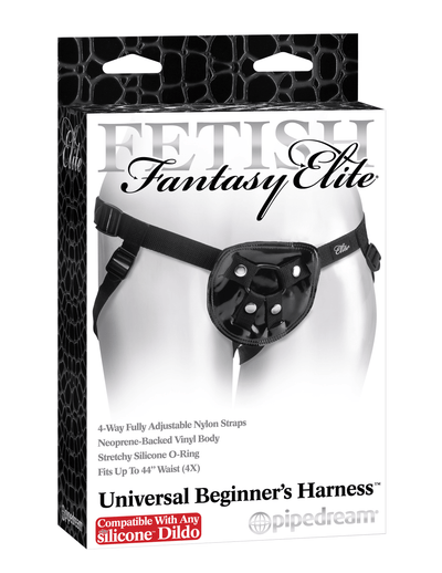 Fetish Fantasy Elite Universal Beginner's Harness - Black | Pipedream - The Dildo Hub