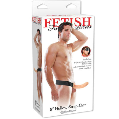 Fetish Fantasy Series 8 Inch Hollow Strap-on - Flesh - The Dildo Hub