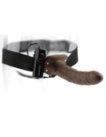 Fetish Fantasy Series 8 Inch Vibrating  Hollow Strap-on - Brown | Pipedream