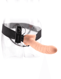 Fetish Fantasy Series 8-Inch Vibrating Hollow Strap-on - Flesh | Pipedream