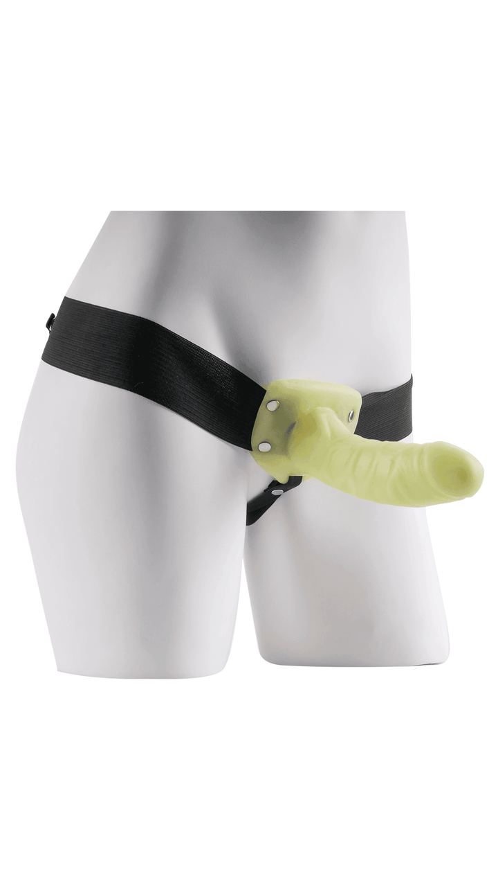 Fetish Fantasy Series for Him or Her Hollow Strap-on - Glow in the Dark | Pipedream - The Dildo Hub