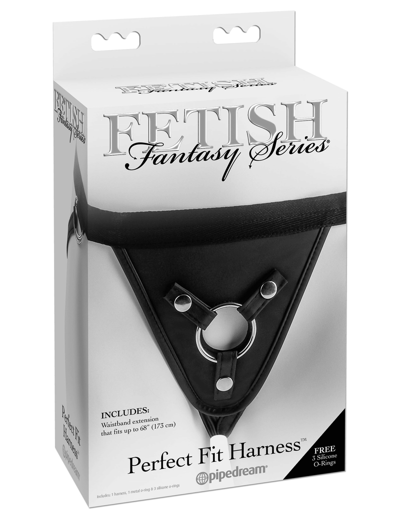 Fetish Fantasy Series Perfect Fit Harness - Black | Pipedream - The Dildo Hub