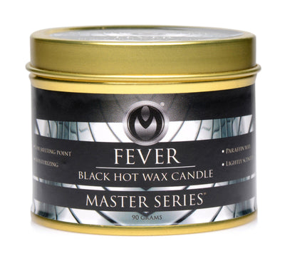 Fever Hot Wax Candle - Black - The Dildo Hub