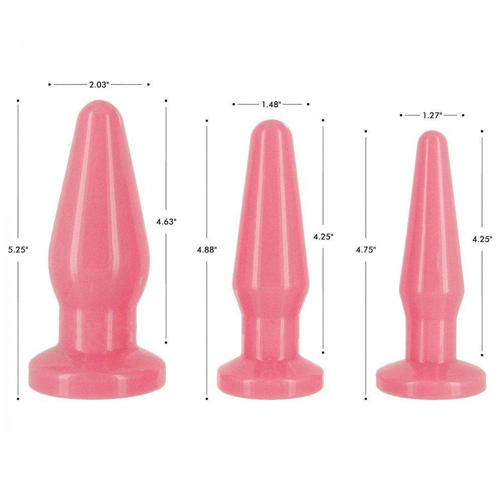 Filling 3-Plug Anal Trainer Set - The Dildo Hub