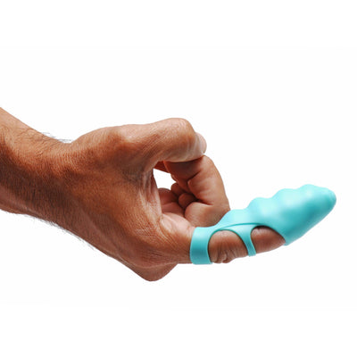 Finger Bang-her Vibe - Teal - The Dildo Hub