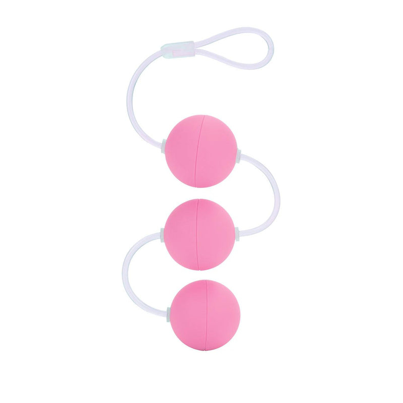 First Time Love Kegel Balls Triple Lovers - Pink | CalExotics - The Dildo Hub