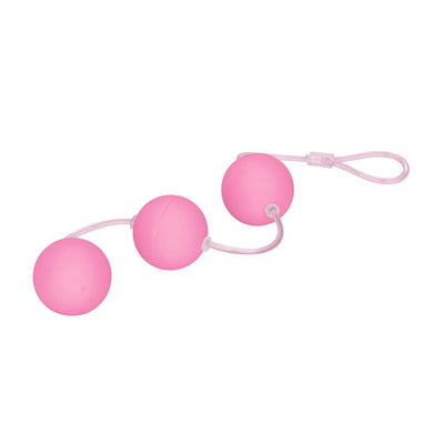 First Time Love Kegel Balls Triple Lovers - Pink | CalExotics - The Dildo Hub