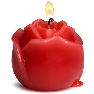 Flaming Rose Drip Candle - The Dildo Hub