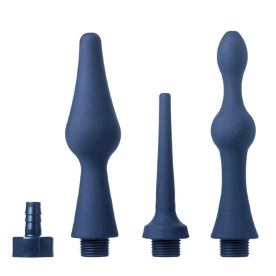 Flex Tip Silicone Attachment Kit with 8 oz Enema Bulb - The Dildo Hub