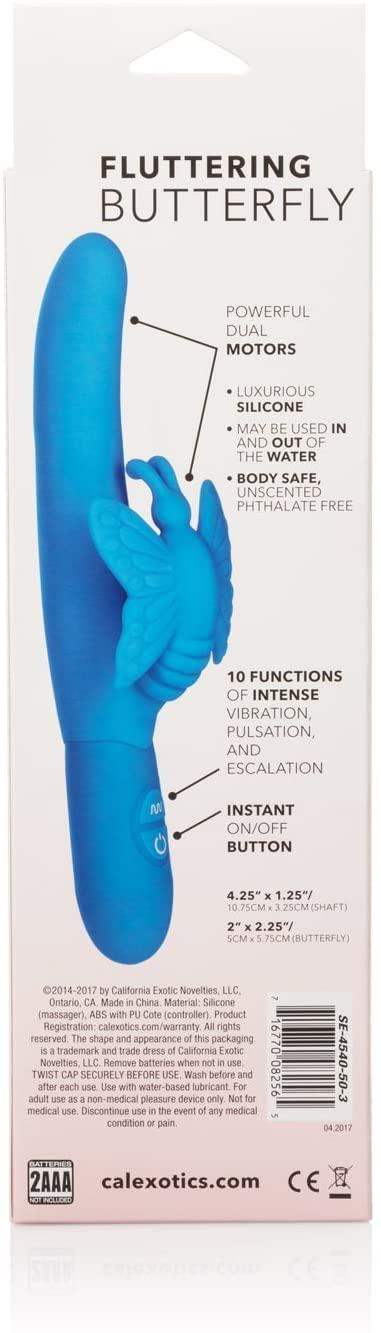 Fluttering Butterfly - Blue - The Dildo Hub