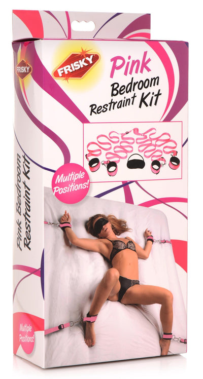 Frisky Pink Bedroom Restraint Kit - The Dildo Hub