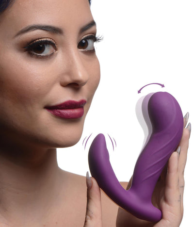 G-Rocker 10X Come Hither Silicone Vibrator with Remote Control - The Dildo Hub