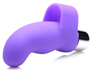 G-Thrill Silicone Finger Vibrator - Purple - The Dildo Hub