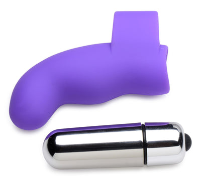 G-Thrill Silicone Finger Vibrator - Purple - The Dildo Hub