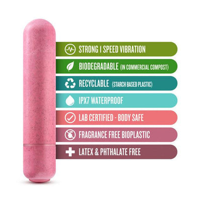 Gaia - Eco Bullet - Coral - The Dildo Hub