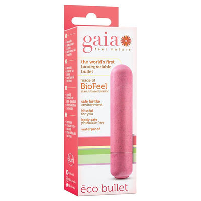 Gaia - Eco Bullet - Coral - The Dildo Hub