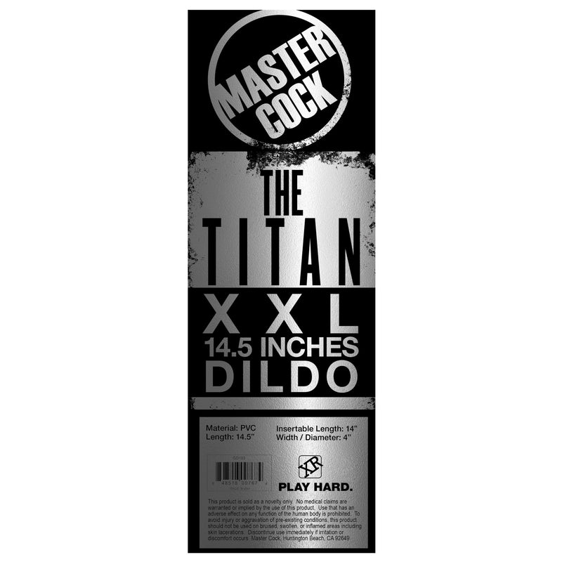 The Titan XXL 14.5 Inch Dildo Dildos from Master Cock
