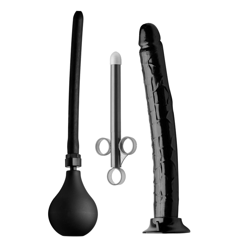 Go Deep Anal Cleansing Kit with Huge Dildo - The Dildo Hub