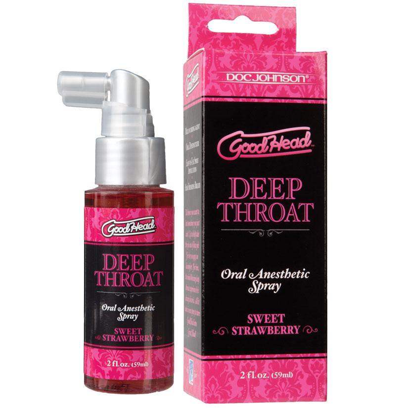 Good Head Deep Throat Spray - Sweet Strawberry - The Dildo Hub