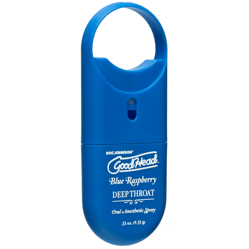 Goodhead - Deep Throat Spray to-Go - Blue Raspberry - .33 Oz. - The Dildo Hub