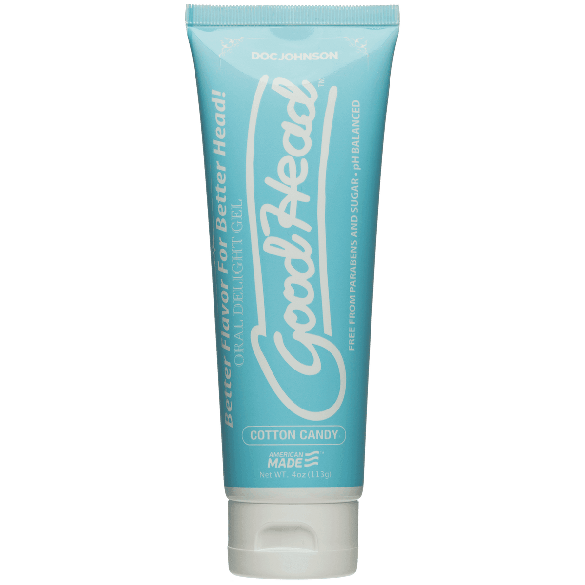 Goodhead - Oral Delight Gel - 4 Oz Tube - Cotton Candy - The Dildo Hub