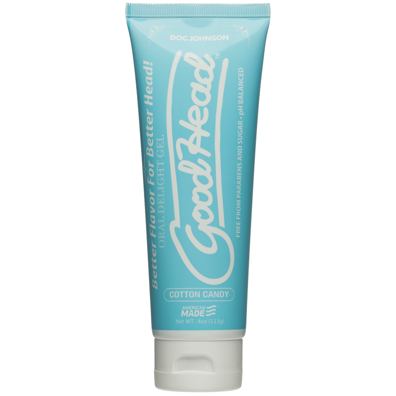 Goodhead - Oral Delight Gel - 4 Oz Tube - Cotton Candy - The Dildo Hub