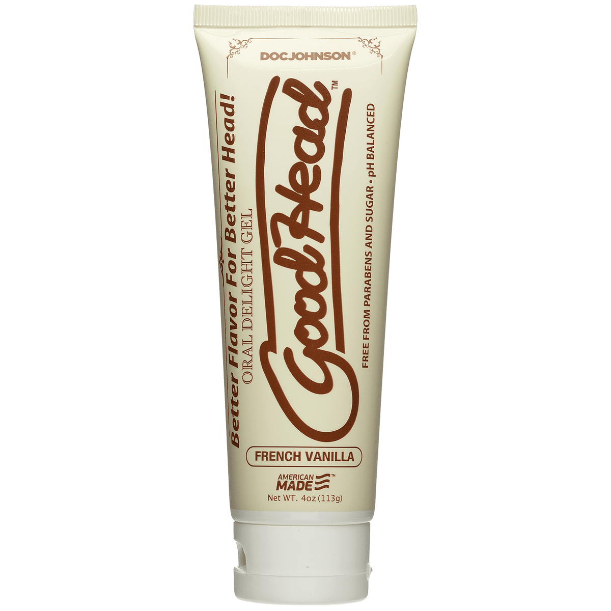 Goodhead - Oral Delight Gel - 4 Oz Tube - French Vanilla - The Dildo Hub