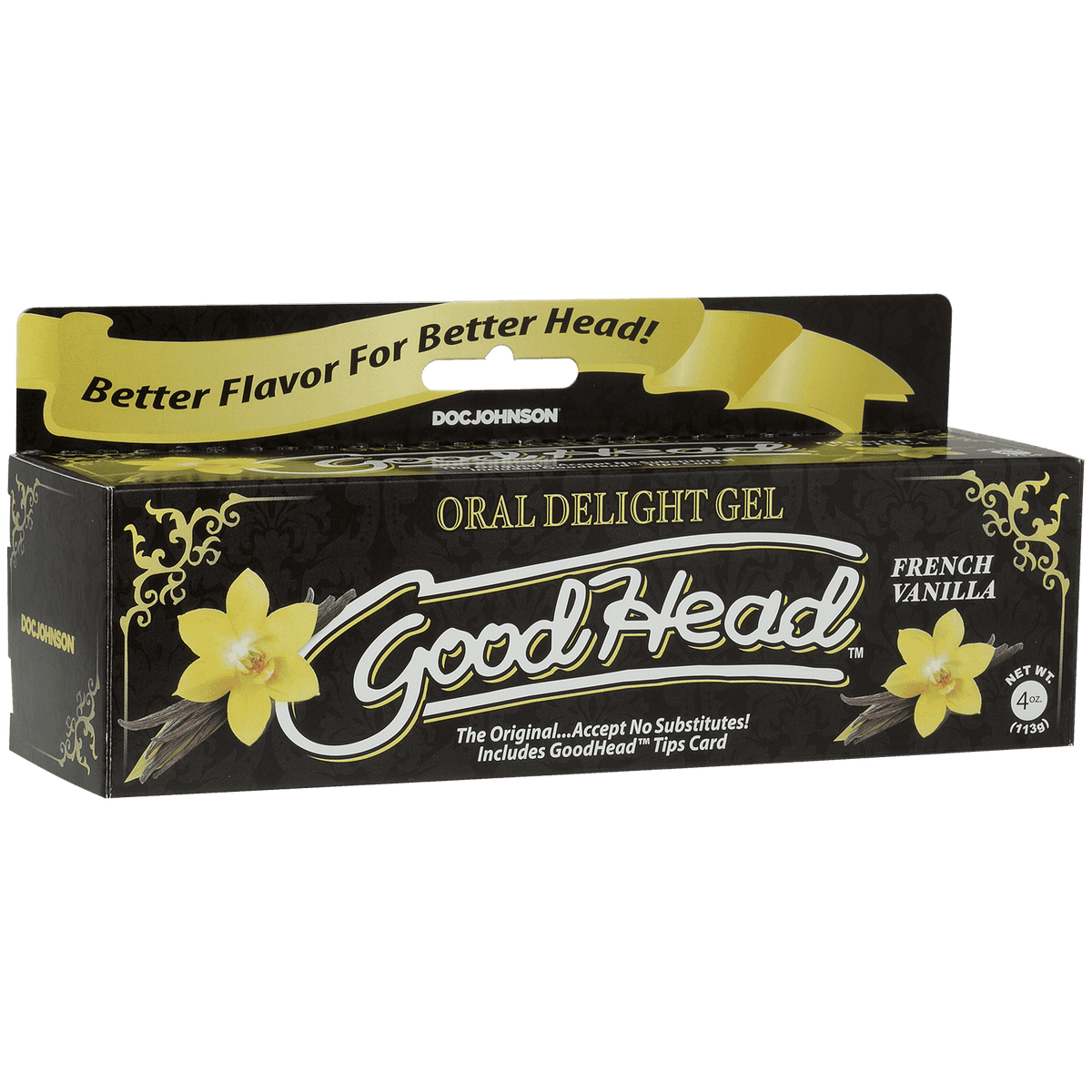 Goodhead - Oral Delight Gel - 4 Oz Tube - French Vanilla - The Dildo Hub
