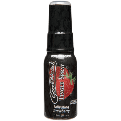 Goodhead - Tingle Spray - 1 Fl. Oz. Salivating Strawberry - The Dildo Hub