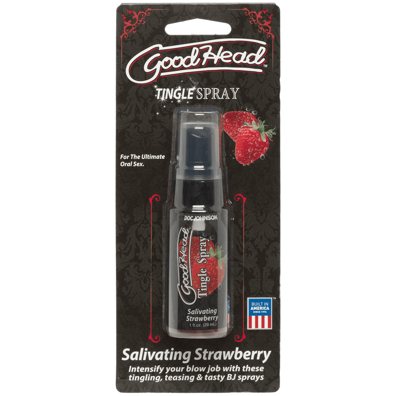 Goodhead - Tingle Spray - 1 Fl. Oz. Salivating Strawberry - The Dildo Hub