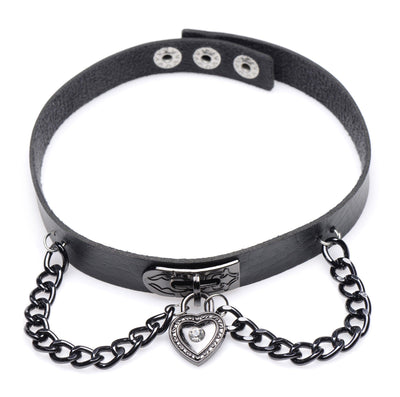 Gothic Heart Chain Choker - The Dildo Hub