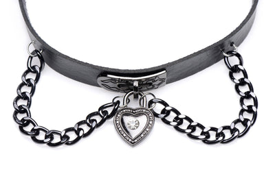 Gothic Heart Chain Choker - The Dildo Hub