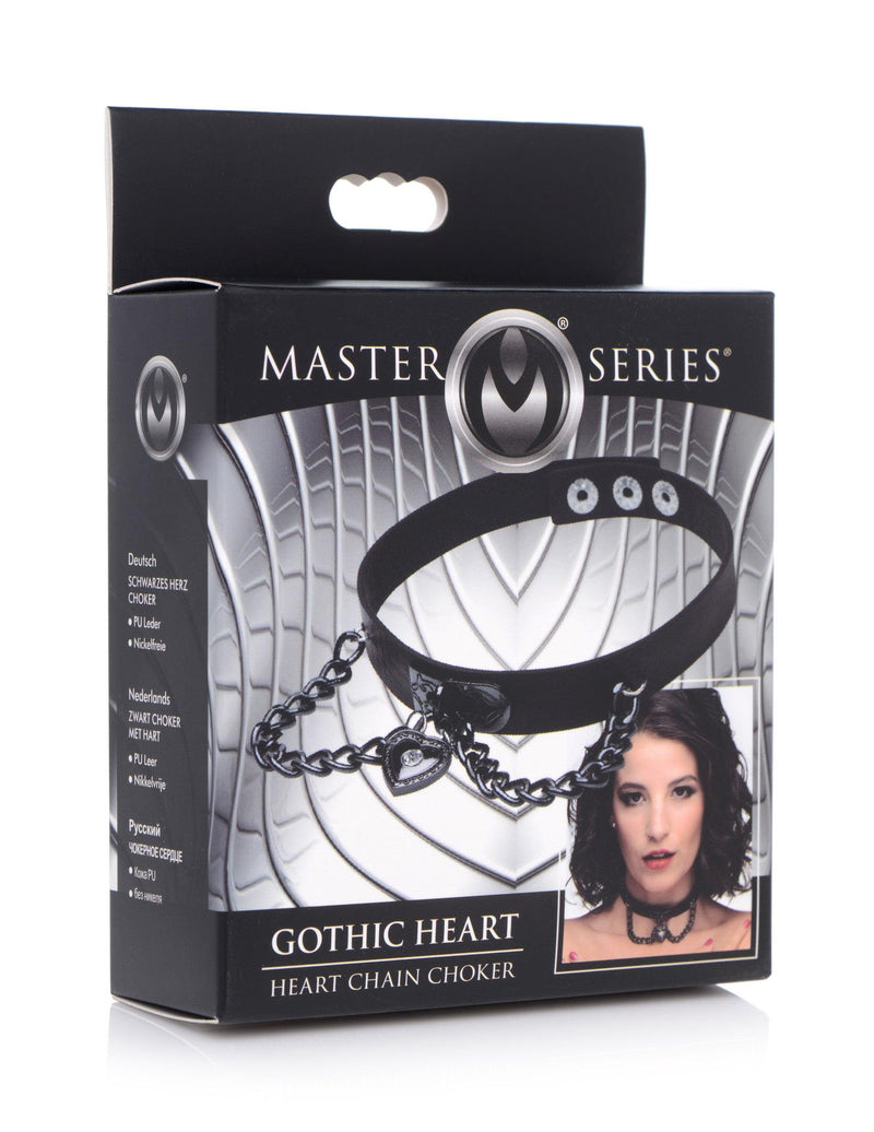 Gothic Heart Chain Choker - The Dildo Hub