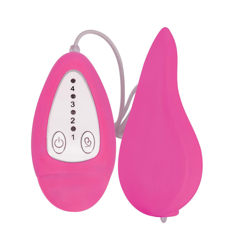 Groove Smooth Silicone Remote Vibe- Pink - The Dildo Hub