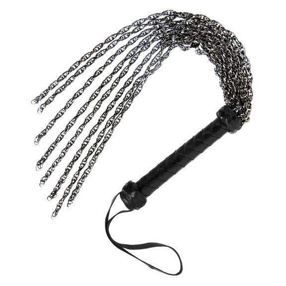 Gunmetal Chain Flogger - The Dildo Hub