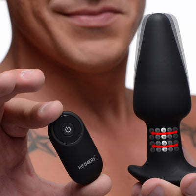 Gyro-R 10X Smooth Rimming Plug with Remote Control - The Dildo Hub