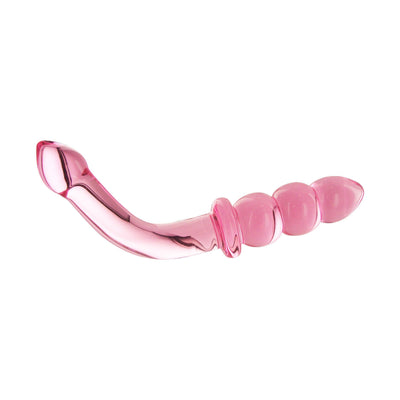 Hamsa Glass Dildo - Pink - The Dildo Hub