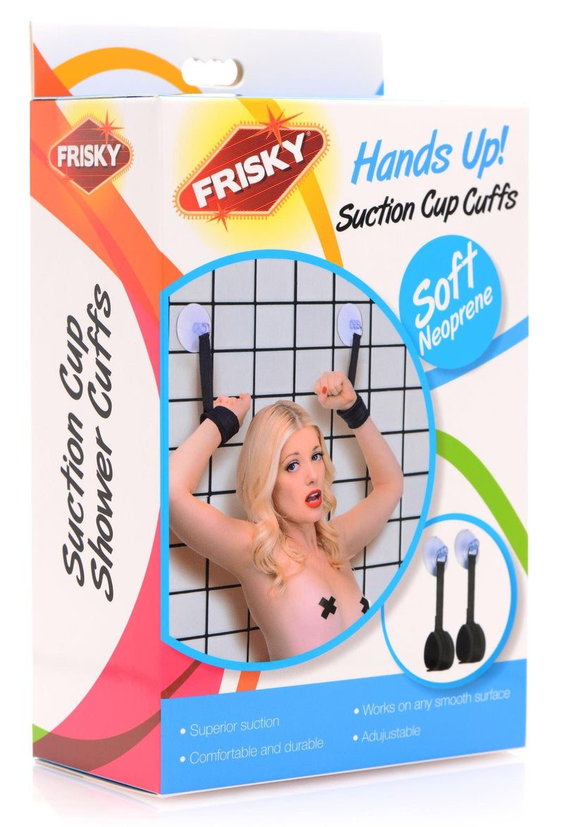 Hands Up! Suction Cup Cuffs - The Dildo Hub