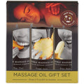 Hemp Seed Edible Massage Oil Gift Set Box Three 2 Oz Bottles