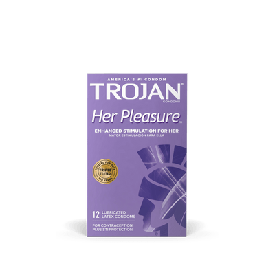 Her Pleasure 12 Pack Condoms | Trojan  from The Dildo Hub
