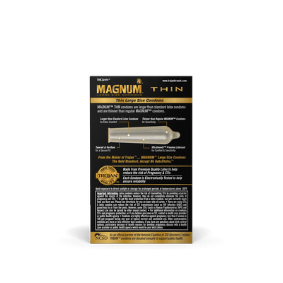 Magnum Thin Condoms - 12 Pack | Trojan  from The Dildo Hub