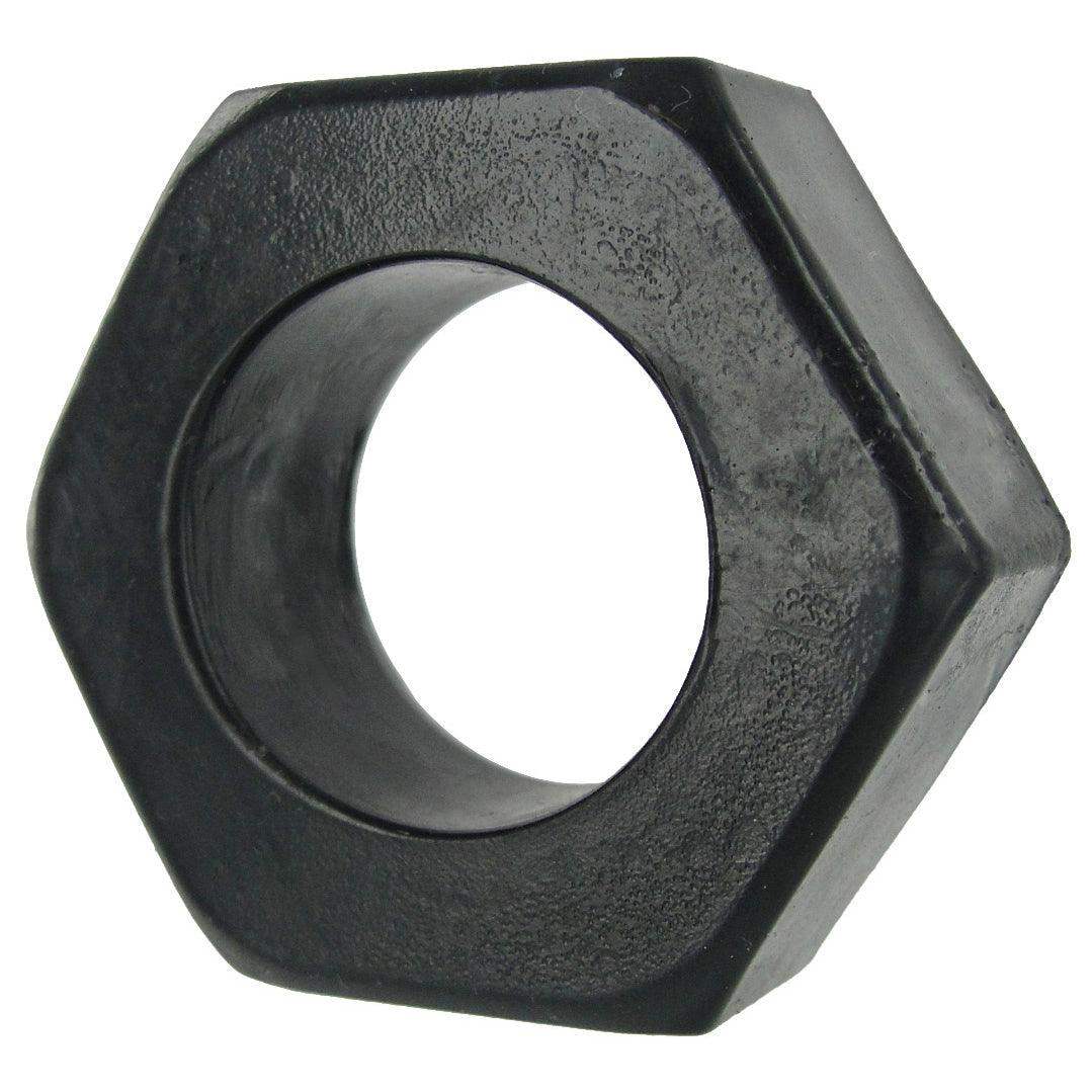 HexNut Cock Ring - Black - The Dildo Hub