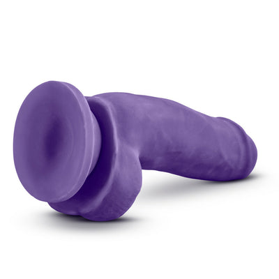 Au Naturel Bold Beefy Purple Realistic Dildo - 7 Inches | Blush