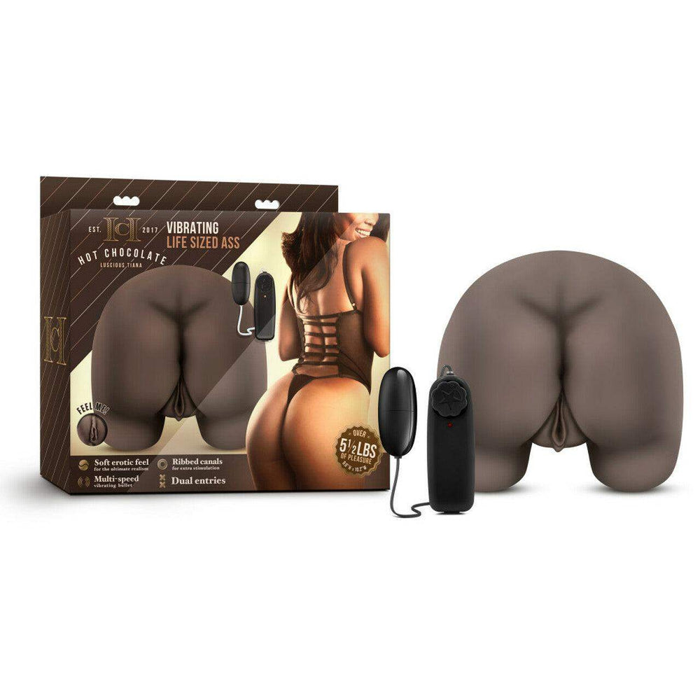 Hot Chocolate - Luscius Tiana - Vibrating Life-Sized Ass | Blush - The Dildo Hub