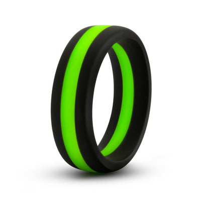 Performance - Silicone Go Pro Cock Ring -  Black/Green | Blush  from The Dildo Hub