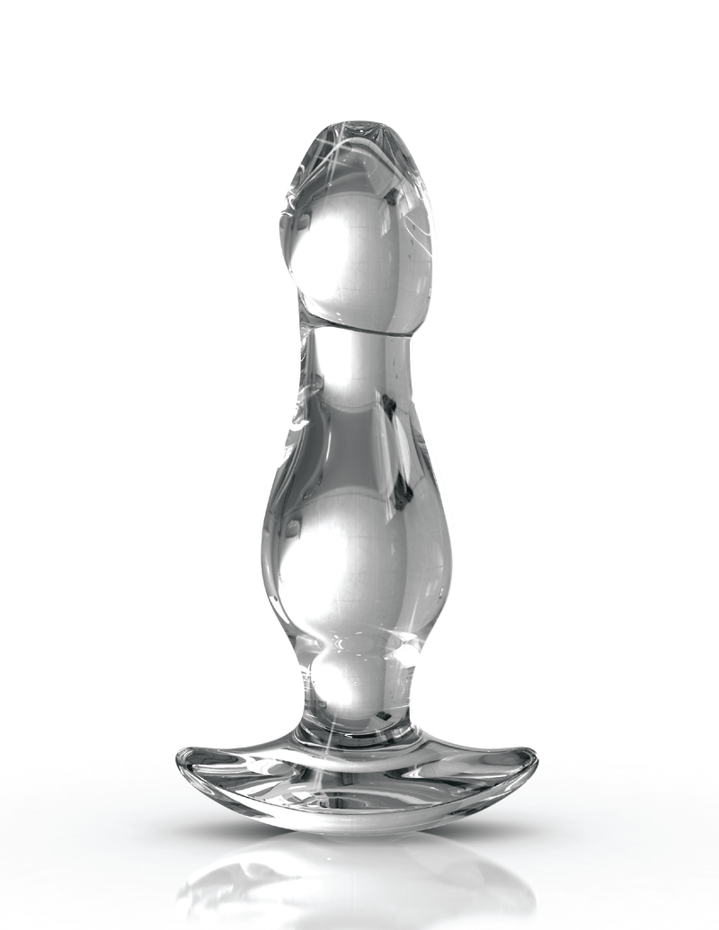 Icicles 72 Clear Glass Butt Plug | Pipedream - The Dildo Hub