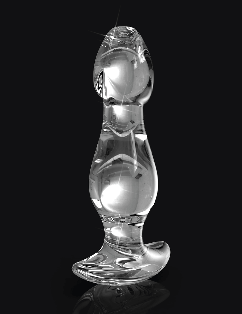 Icicles 72 Clear Glass Butt Plug | Pipedream - The Dildo Hub